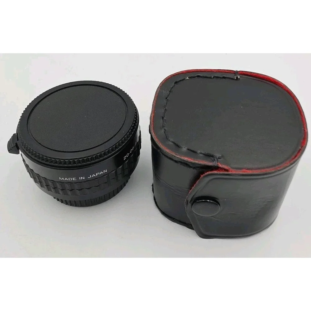 Focal MC 2X Converter for Pentax PK Made in Japan Teleconverter with Case